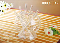 玻璃插花、玻璃燭臺(tái)