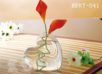 玻璃插花、玻璃燭臺(tái)