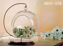 玻璃插花、玻璃燭臺(tái)