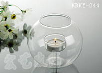 玻璃插花、玻璃燭臺(tái)